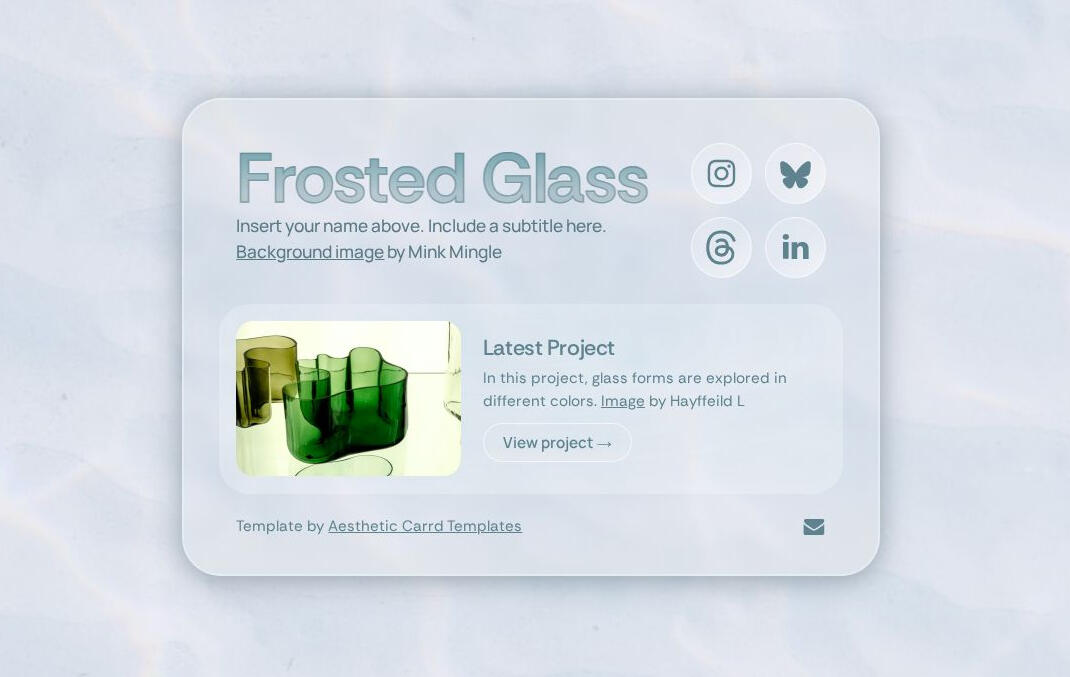 Frosted Glass